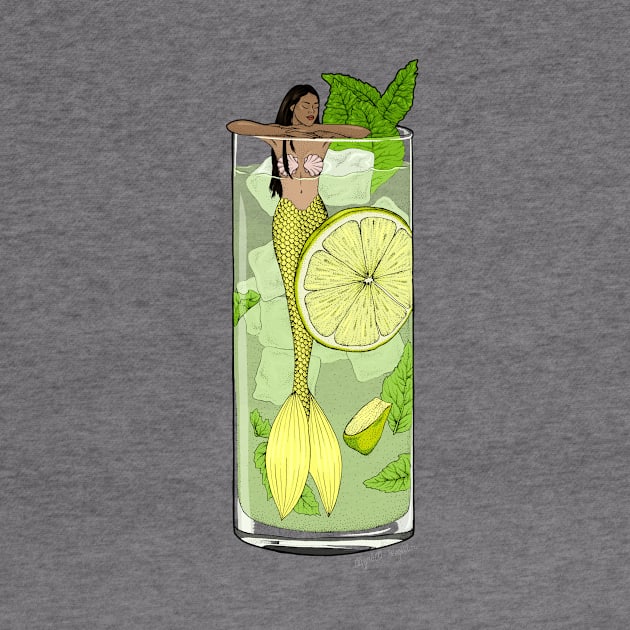 Mojito Mermaid by Elizabeth Weglein Art